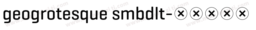 geogrotesque smbdlt字体转换